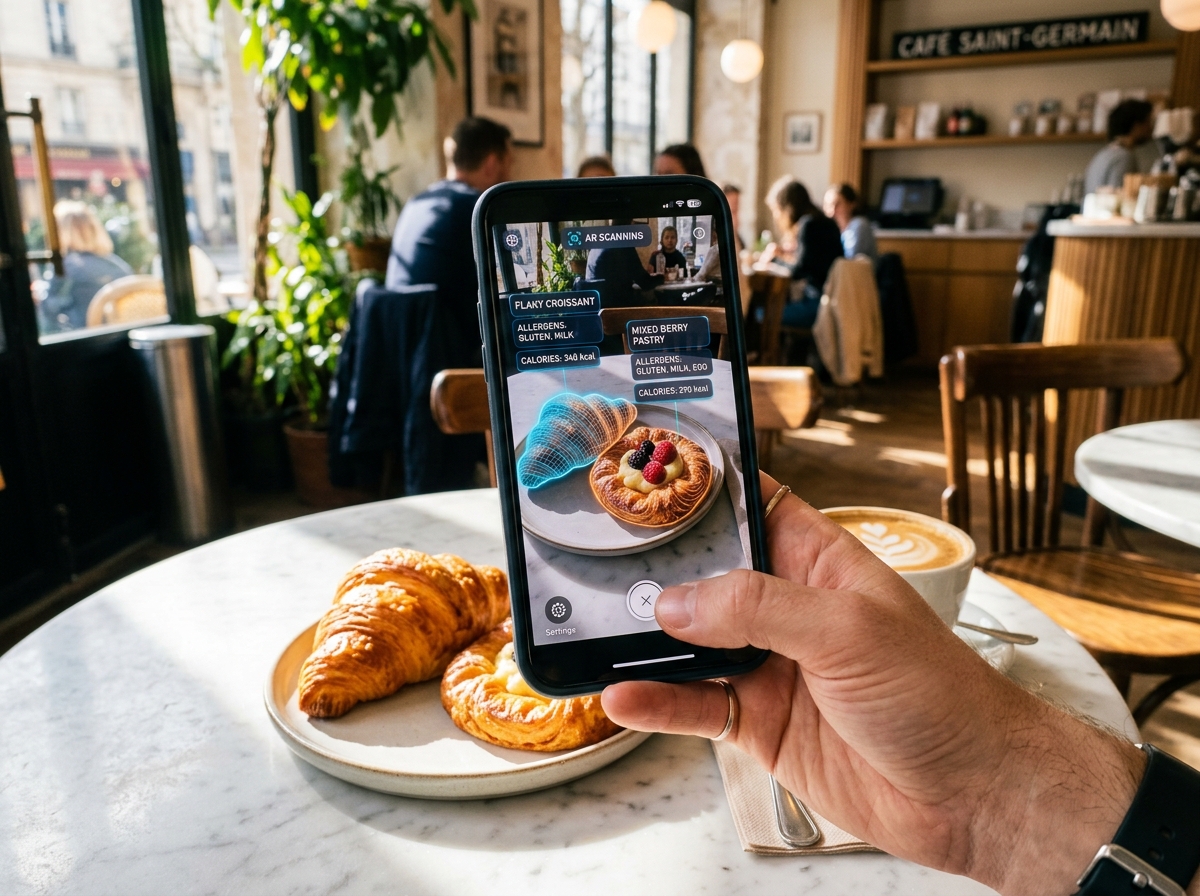 Café & bakery 3D AR pastry scan
